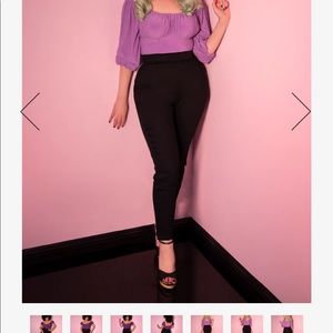 Vixen black cigarette pants